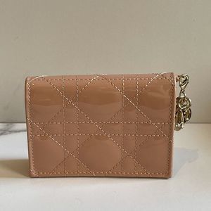 DIOR Lady Dior Flap Card Holder